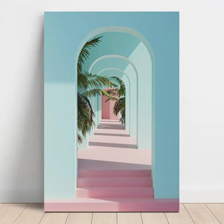 Passage tropical | Décoration murale abstraite | Reproduction Tableau Décoration murale affiche copie