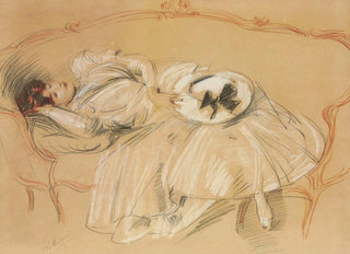 Paul Csar Helleu - Jeune femme au divan.webp