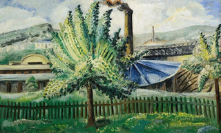 Paul Kleinschmidt - Gterbahnhof Baumgarten vor Gterbahnhof.webp