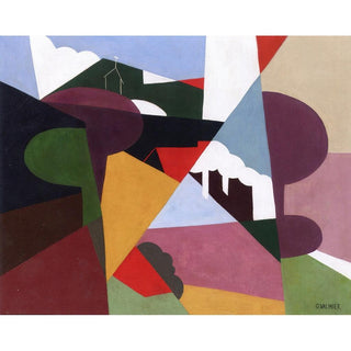 Paysage, La Ciotat - Georges Valmier | Reproduction Tableau Décoration murale affiche copie