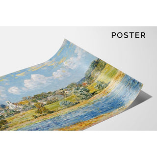 Paysage à Newfields, New Hampshire - Childe Hassam | Reproduction Tableau Décoration murale affiche copie