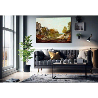 Paysage à Saint-André, près de Marseille de Paul Gauguin | Reproduction Tableau Décoration murale affiche copie