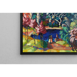 Paysage d’Italie - Konrad Mägi | Reproduction Tableau Décoration murale affiche copie