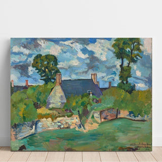 Paysage de Genêt - Suzanne Valadon | Reproduction Tableau Décoration murale affiche copie