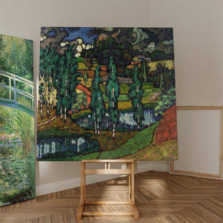 Paysage de Võrumaa - Konrad Mägi | Reproduction Tableau Décoration murale affiche copie