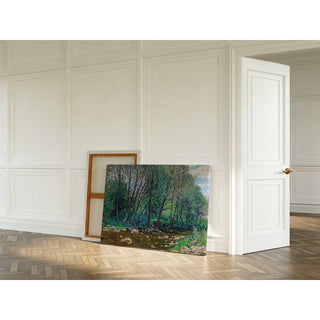 Paysage fluvial - Alfred Zoff | Reproduction Tableau Décoration murale affiche copie