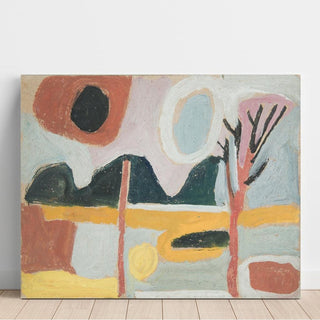 Paysage stylisé avec un arbre - Sasza Blonder | Reproduction Tableau Décoration murale affiche copie