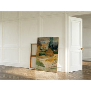 Paysages près d'Arles de Paul Gauguin | Reproduction Tableau Décoration murale affiche copie