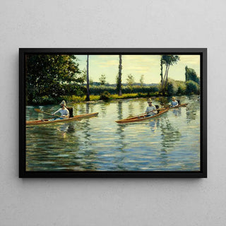 Périssoires sur l'Yerres - Gustave Caillebotte | Reproduction Tableau Décoration murale affiche copie