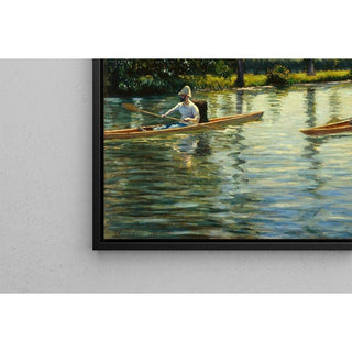 Périssoires sur l'Yerres - Gustave Caillebotte | Reproduction Tableau Décoration murale affiche copie