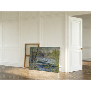 Pêche au printemps, Pont de Clichy Asnières - Vincent van Gogh | Reproduction Tableau Décoration murale affiche copie