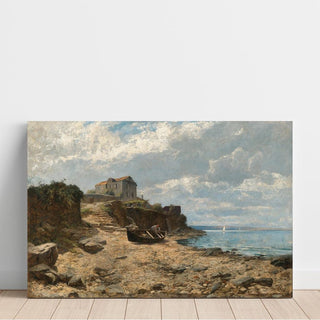 Pêcheurs sur le rivage de Valascu - Alfred Zoff | Reproduction Tableau Décoration murale affiche copie