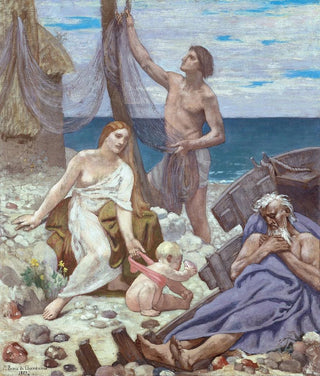 Pierre Puvis de Chavannes - The Fishermans Family.webp