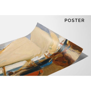 Plage de Valence - Joaquín Sorolla | Reproduction Tableau Décoration murale affiche copie