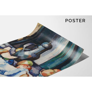 Pommes et pot en étain - Samuel John Peploe | Reproduction Tableau Décoration murale affiche copie