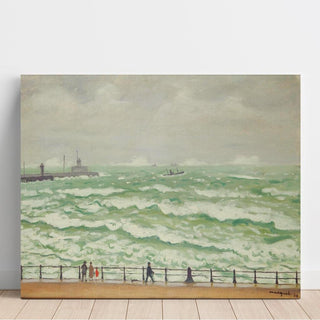 Port de Boulogne 1938 - Albert Marquet | Reproduction Tableau Décoration murale affiche copie