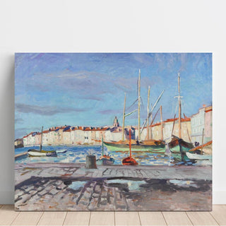 Port de Saint-Tropez - Albert Marquet | Reproduction Tableau Décoration murale affiche copie