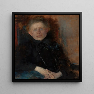 Portrait d'Anna Saryusz Zaleska vers 1880, après 1863, peintre - Olga Boznanska