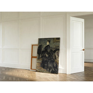 Portrait d'une femme, appelée Mme Georges Hartmann - Pierre-Auguste Renoir | Reproduction Tableau Décoration murale affiche copie