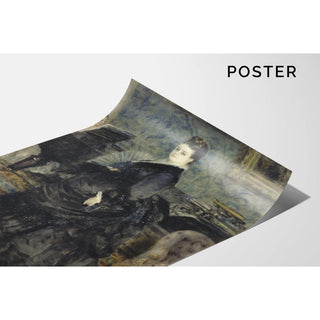 Portrait d'une femme, appelée Mme Georges Hartmann - Pierre-Auguste Renoir | Reproduction Tableau Décoration murale affiche copie