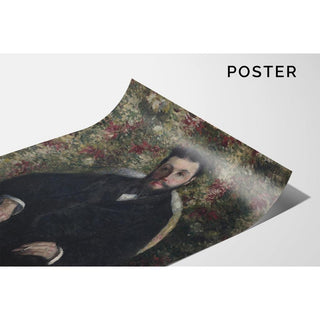 Portrait de A. Cassabois - Gustave Caillebotte | Reproduction Tableau Décoration murale affiche copie