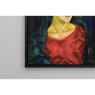 Portrait de femme Ludmilla Allik - Konrad Mägi | Reproduction Tableau Décoration murale affiche copie