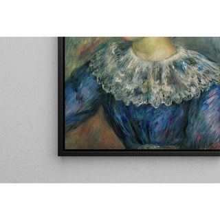 Portrait en Buste de Jeune Fille - Pierre-Auguste Renoir | Reproduction Tableau Décoration murale affiche copie