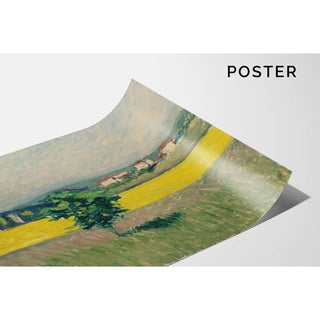 Prairie Au Pont d'Argenteuil - Gustave Caillebotte | Reproduction Tableau Décoration murale affiche copie