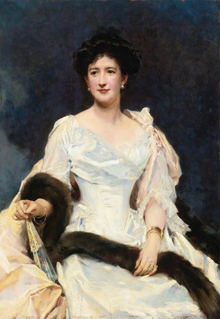 Raimundo de Madrazo y Garreta - Portrait Of A Lady.webp