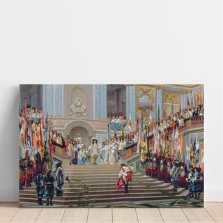 Reception de Le Grand Condé par Louis XIV à Versailles en 1674 - Jean-Léon Gérôme | Reproduction Tableau Décoration murale affiche copie