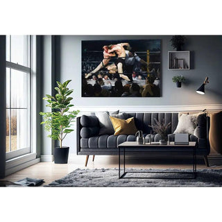 Rencontre de boxe chez Sharkey - George Bellows | Reproduction Tableau Décoration murale affiche copie