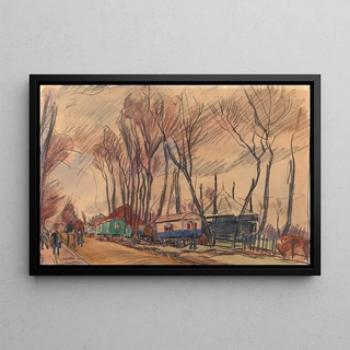 Rik Wouters - Road in the Rain Amersfoort.webp