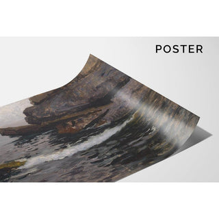 Rivage rocheux à Capo Lungo - Alfred Zoff | Reproduction Tableau Décoration murale affiche copie