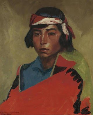 Robert Henri - Young Buck Of The Tesuque Pueblo.webp