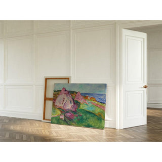 Rochers rouges près d'Åsgårdstrand - Edvard Munch | Reproduction Tableau Décoration murale affiche copie