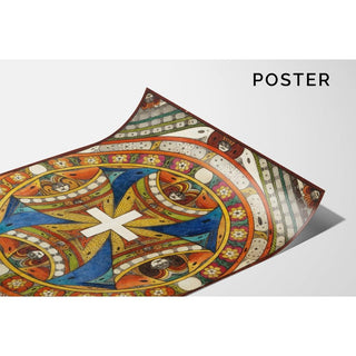 Roosali von Indien; Roosali von Rußland; Roosali von China; Und Roosali von Jappan im Skt. Adolf-Roosa-Gaarta 1922 - Adolf Wölfli | Reproduction Tableau Décoration murale affiche copie