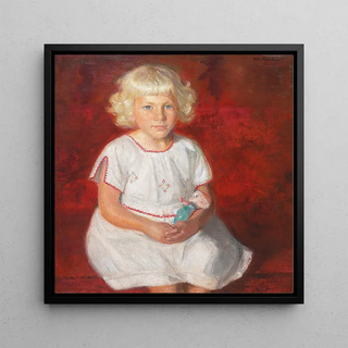 Michael Ancher - Skagens Rose Fiskerpige i sndagstj.webp