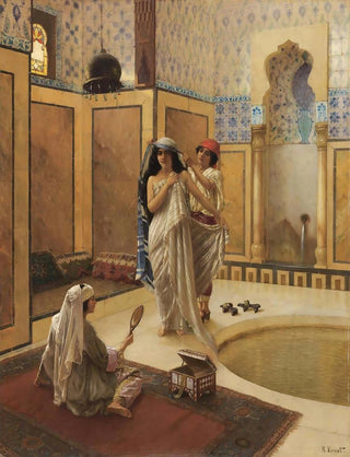 Rudolf Ernst - After The Bath.webp