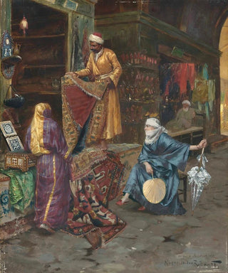 Rudolf Ernst - The Carpet Seller.webp