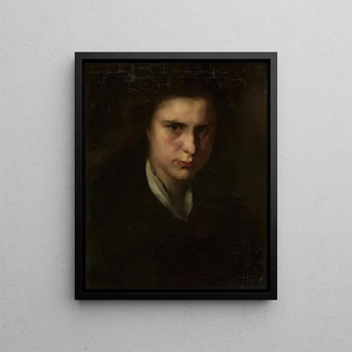 Rudolf Hirth du Frnes - Study of a female head.webp