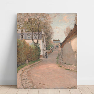 Rue à Ville-d'Avray - Alfred Sisley | Reproduction Tableau Décoration murale affiche copie