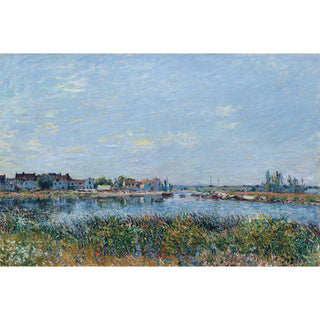 Saint-Mammès, Le Matin - Alfred Sisley | Reproduction Tableau Décoration murale affiche copie
