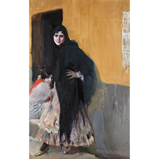 Sévillanes Demoiselles de Seville - Joaquín Sorolla | Reproduction Tableau Décoration murale affiche copie
