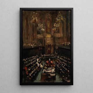 Sir John Lavery - The Ratification of the Irish Treaty in the English House of Lords 1921.webp