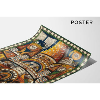 St. Vinzentz-Münster, in Bern - Adolf Wölfli | Reproduction Tableau Décoration murale affiche copie