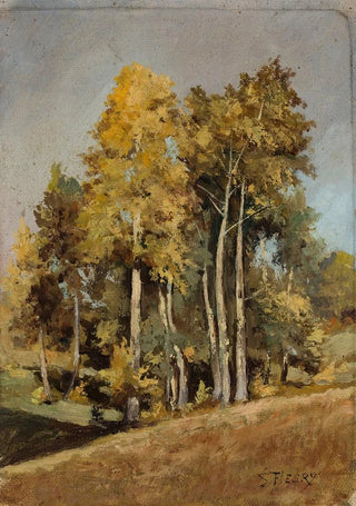 Stanisaw Filibert Fleury - Study of trees.webp