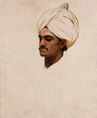 Stanisaw von Chlebowski - Study of an Arabs Head.webp