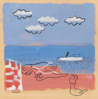 Sur la plage - Mikul Galanda