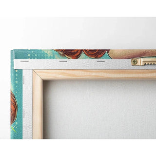 Tableau Pop Art – Douceur d’Été | Affiche Vintage Colorée Femme à la Glace | Poster Rétro Inspiré de Lichtenstein pour Déco Moderne