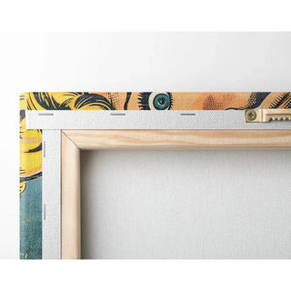 Tableau Pop Art – Surprise au Téléphone | Affiche Vintage Rétro Style BD | Poster Coloré Inspiré de Lichtenstein pour Déco Murale Dynamique